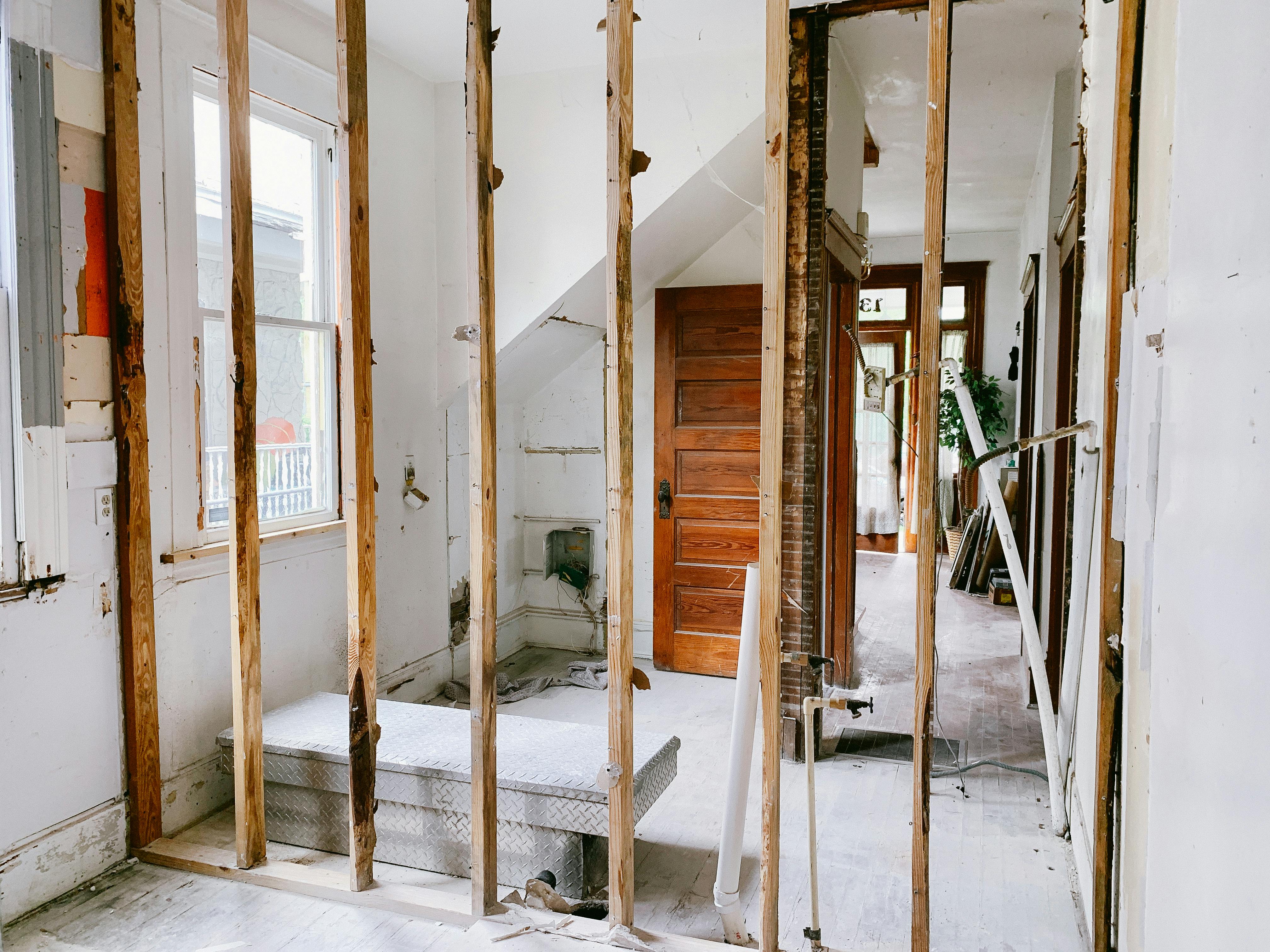 Renovation step 5 — on-site construction and finishes